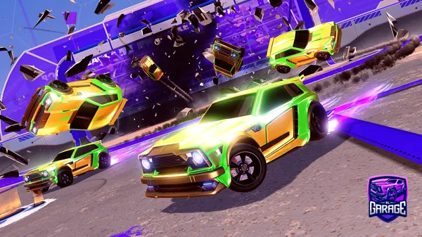 A Rocket League car design from Eggygeek