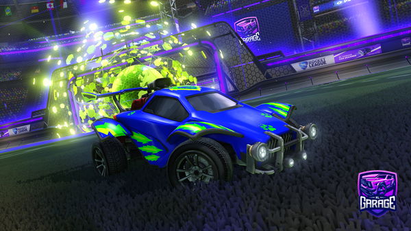 A Rocket League car design from colbsterlobster