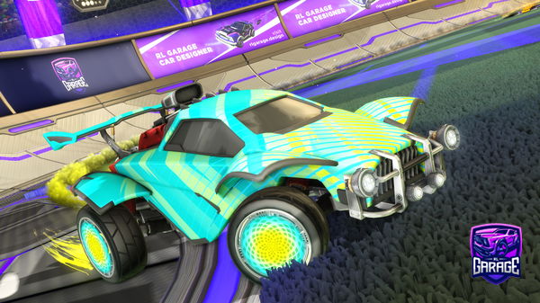 A Rocket League car design from Cybernetic978