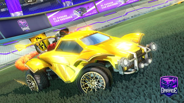 A Rocket League car design from Alonso86