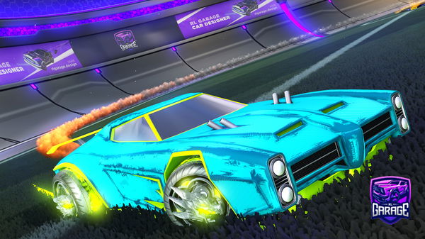A Rocket League car design from teun313313