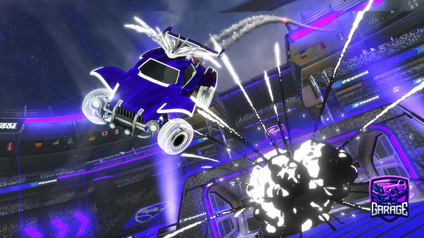 A Rocket League car design from Scald_Fluo