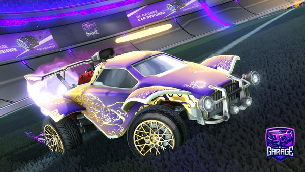 A Rocket League car design from Minuano