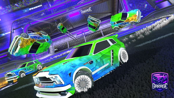 A Rocket League car design from moonlessninja