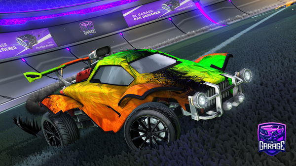 A Rocket League car design from -OTA-