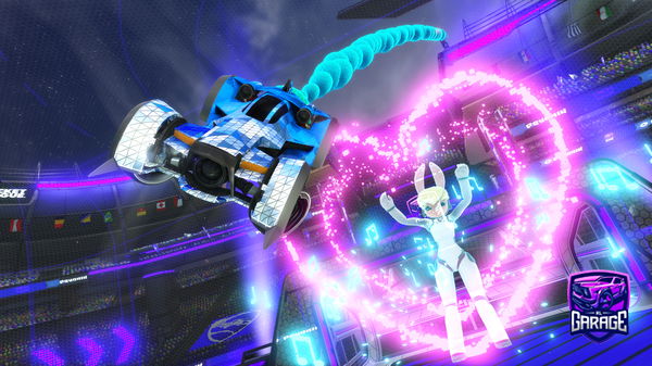 A Rocket League car design from KofiAndMilk