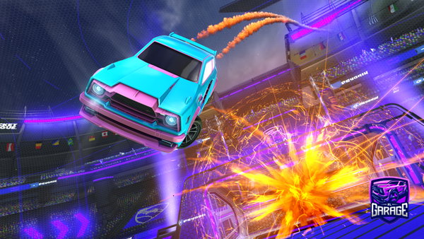 A Rocket League car design from Bogdij