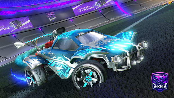 A Rocket League car design from Blackpanda7795