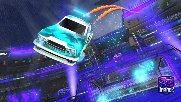 A Rocket League car design from Pokedarius