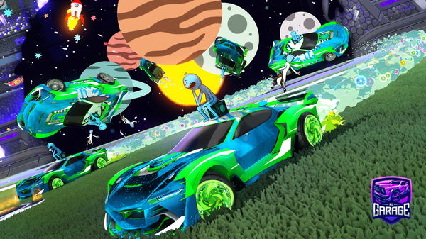 A Rocket League car design from DaChaosMastr_YT