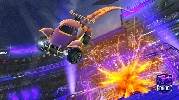 A Rocket League car design from greasyonyt