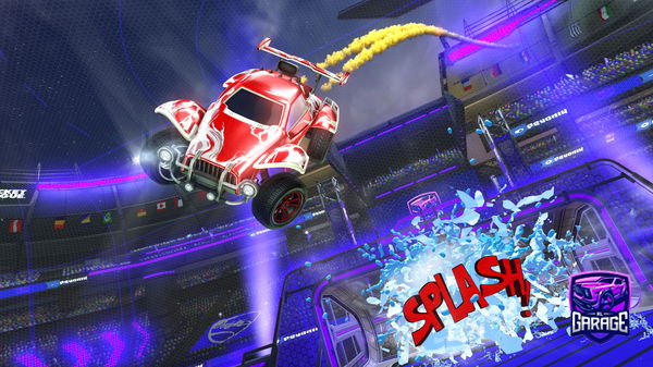 A Rocket League car design from Mateuco