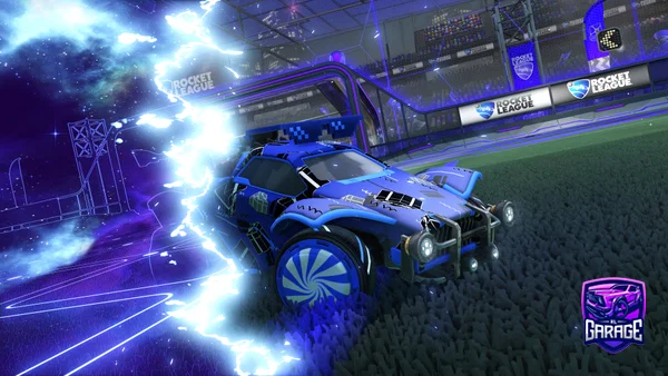 A Rocket League car design from The-Van