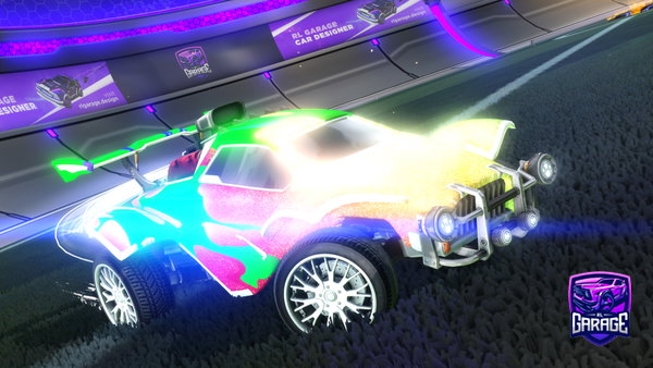 A Rocket League car design from Rhyotoxy