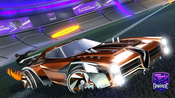 A Rocket League car design from NebbzulaYT