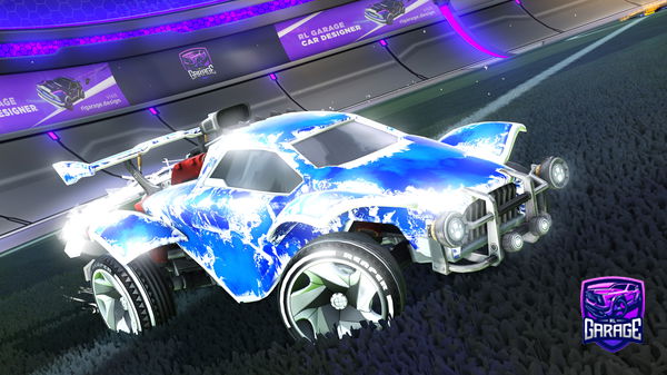 A Rocket League car design from 46U5H4CK3R