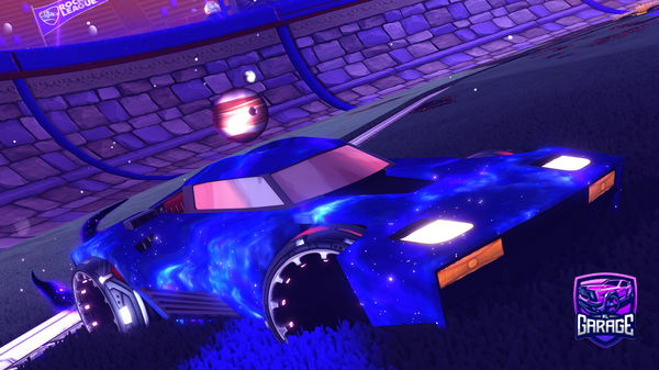 A Rocket League car design from Cosplash