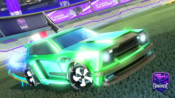 A Rocket League car design from 777kit7kat777