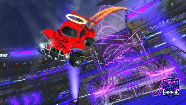 A Rocket League car design from Snowboardrager