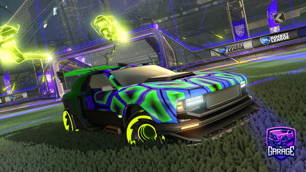 A Rocket League car design from BOBALOBAYOUS