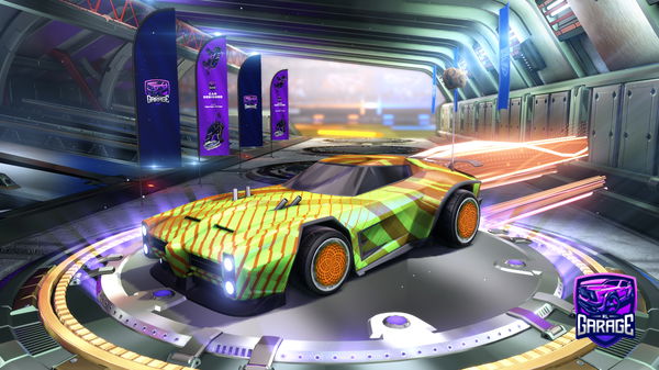 A Rocket League car design from Electroxical