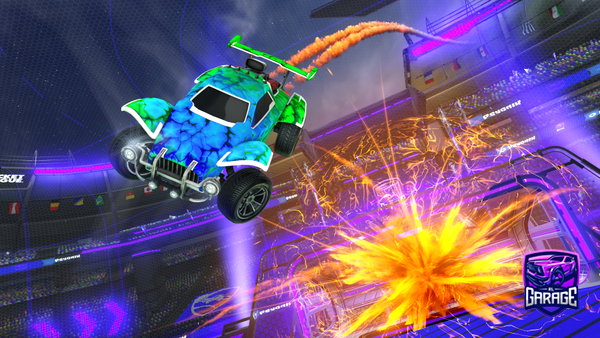 A Rocket League car design from PaddeBadde