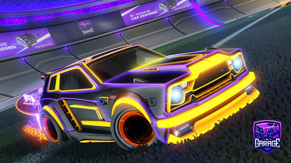 A Rocket League car design from PotatoFace15