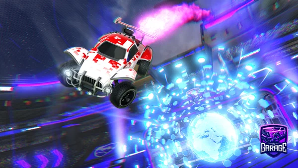 A Rocket League car design from Plenz-