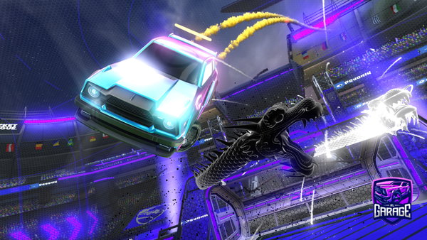 A Rocket League car design from Meshoud