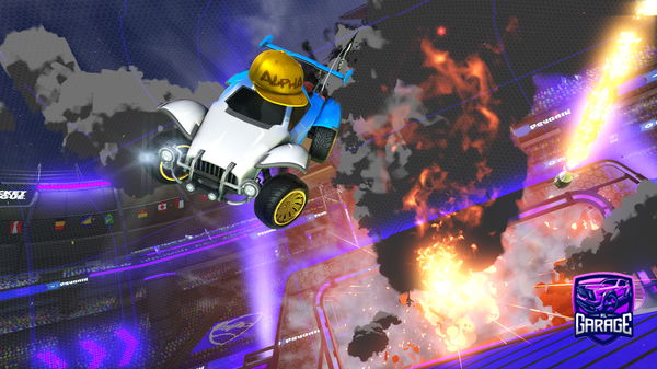 A Rocket League car design from Mikael_Meyers