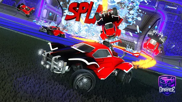 A Rocket League car design from bumpstart