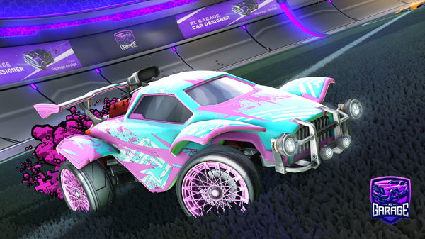 A Rocket League car design from Hakael