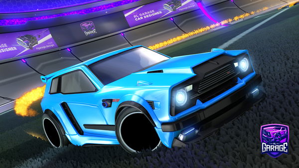 A Rocket League car design from GlacierG7