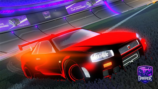 A Rocket League car design from Tyver