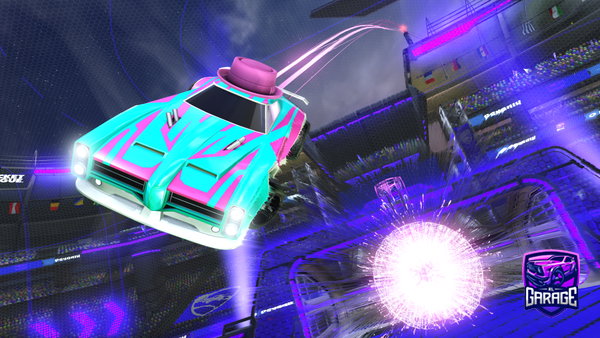 A Rocket League car design from Electrodraggon