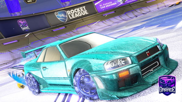 A Rocket League car design from Dadogie