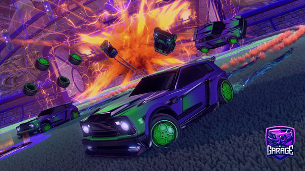 A Rocket League car design from wataya