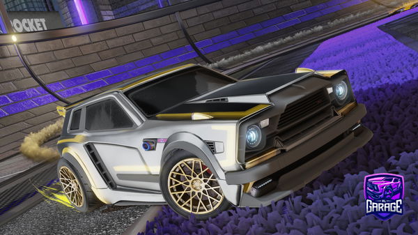 A Rocket League car design from Skullylord