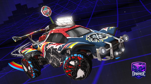 A Rocket League car design from XudiBTB2