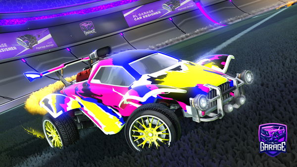 A Rocket League car design from Maroho10