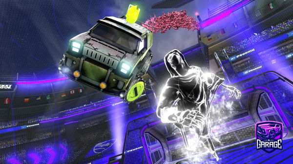 A Rocket League car design from Fry10ingBurg