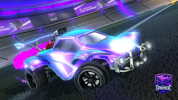 A Rocket League car design from scalambo