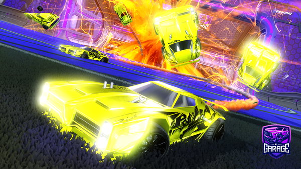 A Rocket League car design from aliplayw