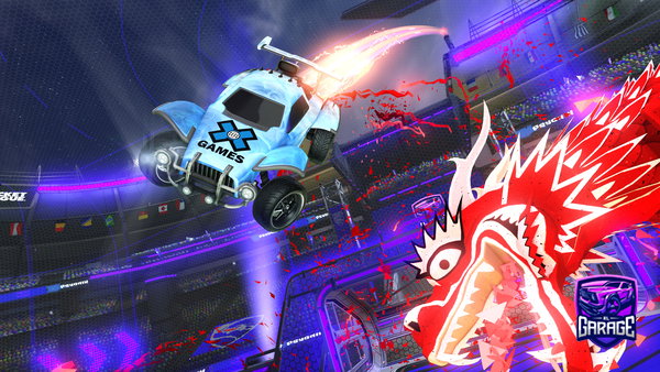 A Rocket League car design from OraOnSwitch