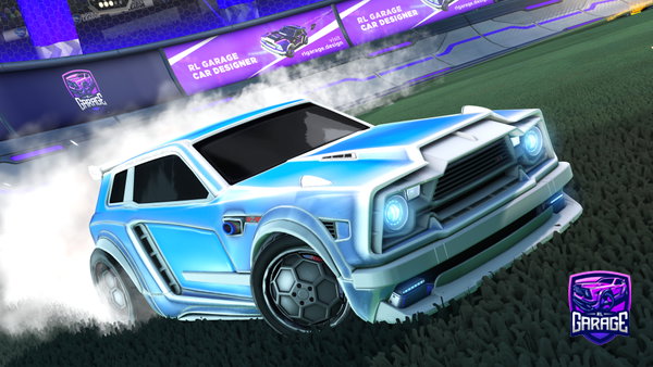 A Rocket League car design from Dalll
