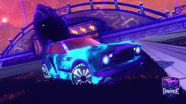 A Rocket League car design from HoloG_Moonlight