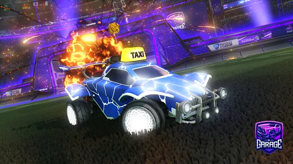 A Rocket League car design from Mz092