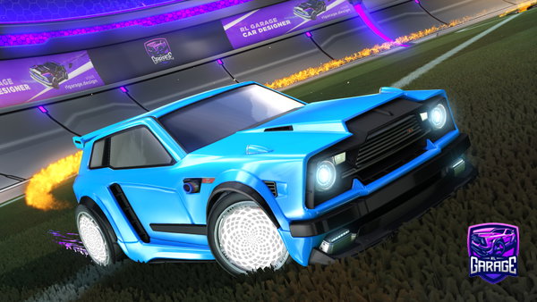 A Rocket League car design from No4k60