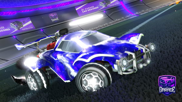 A Rocket League car design from angelfire260