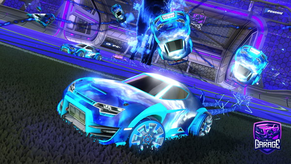 A Rocket League car design from pixellight